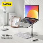 product_image_name-Baseus-support réglable antidérapant pour ordinateur portable, en alliage d'aluminium, Macbook pour Ordinateur Portable, Support Pc Portable Réglable en Aluminium, Compatible avec Les Ordinateurs Portables MacBook Pro Air/Pro, Dell XPS, HP, Lenovo-1