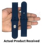 product_image_name-Generic-Bracelet universal de montre en silicone souple 20 mm (bleu)-4