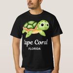 product_image_name-Generic-T-shirt Women Cape Coral Florida Cute Adorable Turtle-1