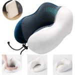 product_image_name-Generic-Oreiller cervical en forme de U,Cou et oreiller cervical dispositif de soutien du cou relaxation Bien-être & Massage minerve gonflable,Collier Cervical gonflable à l'air Neck Traction Soins De Santé-4