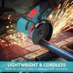 product_image_name-Generic-مطحنة زاوية لاسلكية 12 فولت – 500 واط، 19500 دورة في الدقيقة + البطارية والأقراص متضمنة-2