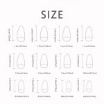 product_image_name-Generic-أظافر صناعية، علبة مكونة من 24 قطعة نمط سلفبايليت ذهبي فرنسي+ 1 جيلي جل و1 مبرد أظافر-4