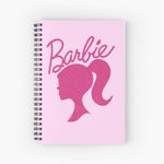 Barbie Snow Texture Spiral Notebook - Bloc note
