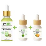 LY BIO PACK HUILE ALOE VERA 50ml - PIPETTE + HUILE ESSENTIEL MENTHE 10ML + HUILE ESSENTIEL ORANGE 10ML