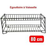 product_image_name-Generic-مجفف أطباق مزدوج المستوى 80 سم – حامل عملي وقوي للمطبخ-1