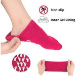 product_image_name-Generic-1 paire Chaussettes en gel hydratant pour soins des pieds, chaussette de pédicure, talon dur, protection de la peau sèche et craquelée, réparation, exexpansive, douce, spa, rose-2