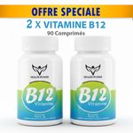 product_image_name-Health Power-PACK 2 x boites de VITAMINE B12 90 Comprimés-1