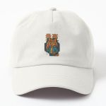 Retro City Cat – Japanese 90s Urban Sunset Style casquette blanc unique
