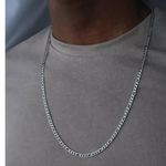 product_image_name-Generic-Colier En Acier inoxydable Unisexe Argenté-1