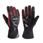 product_image_name-Generic-قفاز للدراجات النارية مقاوم للماء لفصل الشتاء باللون الأحمر-1