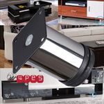 product_image_name-Generic-4 pièces barre de plan de travail réglable meubles jambes lit pied robuste armoire Table pieds en acier inoxydable 8 cm-1