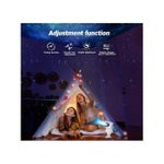 product_image_name-Generic-Veilleuse projecteur d'étoiles et de nébuleuses galactiques avec haut-parleur Bluetooth, minuterie et télécommande, orientable à 360°, projection de nébuleuses et de lune, idéal pour une chambre d'enfant, une salle de jeux ou une fête.-3