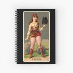 Athlete - Remastered Vintage Artwork from 1887 Spiral Notebook Bloc note