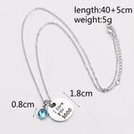 product_image_name-Generic-Collier I Love You 3000 Fois En Acier Inoxydable Cadeau Pour Les Couples/Meilleurs Amis-2