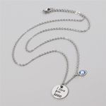 product_image_name-Generic-Collier I Love You 3000 Fois En Acier Inoxydable Cadeau Pour Les Couples/Meilleurs Amis-4