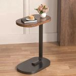 Generic This image shows a C-shaped side table, sometimes called a sofa side table or slide- - image 3