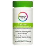 product_image_name-RAINBOW LIGHT-Calcium Magnesium and Vegan D3 + Real Food Nutrients, 90 Vegan Caplets-1
