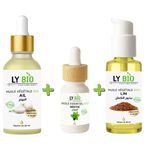 LY BIO PACK HUILE AIL 50ML - PIPETTE + HUILE ESSENTIEL MENTHE 10ML + HUILE LIN 50ML - POMPE