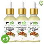 LY BIO LYBIO PACK HUILE CANNELLE 50ML - PIPETTE LOT DE 3 bouteilles