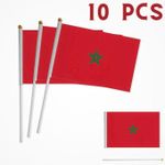 product_image_name-Generic-Drapeau marocain 30 x 20 cm à léger, Double Face Printing, 10 pcs-1