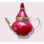 product_image_name-Generic-Petite Théière décorative antique en laiton et en fer- Rouge-1