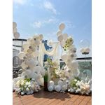 product_image_name-Generic-مجموعة من 100 بالون لاتكس أبيض – لتزيين الهيليوم أو الهواء لحفلات الزفاف، أعياد الميلاد، عيد الميلاد، والمناسبات-5