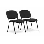 product_image_name-Generic-Pack de 2 Chaises Confortables – Design Moderne – NOIR-2