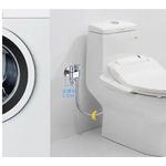Generic Double robinet 1/2*1/2 chromé - image 2