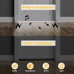 product_image_name-Drop Stop-قطعتان - حاجز تيار هوائي كبير تحت الباب لأسفل الباب 96 سم، أسود-2