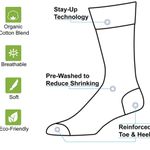 product_image_name-Generic-Chaussettes 4 Paires Homme Bourgogne Classique Conception ultra lisse-3