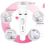 product_image_name-Kemei-5 en 1 Rasoir électrique cheveux Kit d’épilateur outils Pour Femme-5
