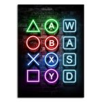 gaming poster pour salle de jeux vidéo, adventure, action, XBOX, playstation, nintendo A4