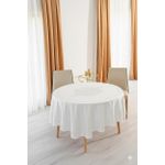 Tropikhome Nappe de table ronde Jumbo Beige – 160 cm