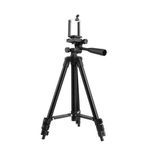 product_image_name-tripod-حامل ثلاثي القوائم تريبود 3110 للكاميرا المحمولة والمحمولة مع حامل كليب المحمول متوافق مع جميع الهواتف الذكية والكاميرا-4