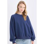 product_image_name-Defacto-Sweat-Shirt Épais À Col Rond Et Coupe Oversize Pour Femme - A4177AX-3