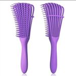 Generic Octopus Brush/Brosse boucles violet - image 2