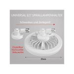 product_image_name-Generic-PRIDE LED Ventilateur de Plafond  E27-3