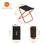 product_image_name-Generic-Mini chaise pliante tabouret de Camping léger pour voyage en plein air-6