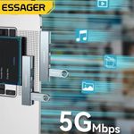 product_image_name-ESSAGER-Hub USB 3.0 à 3 Ports séparateur de type c 5Gbps d'ordinateur pour PC, MAC-4