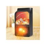 product_image_name-Generic-مدفأة كهربائية صغيرة مع مروحة وجهاز تحكم عن بعد بدون تغليف-2