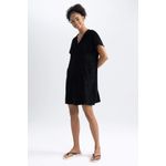 product_image_name-Defacto-فستان من قماش المنشفة قصة عادية بدون كم بغطاء للرأس-3