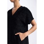 product_image_name-Defacto-فستان من قماش المنشفة قصة عادية بدون كم بغطاء للرأس-7