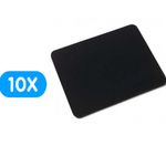 10 TAPIS DE SOURIS NOIR ANTIDÉRAPANTE CARBON