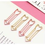 product_image_name-Generic-Lot de 10 Marque-pages en Forme de Flèche – Métal Doré & Rose Doré-6