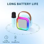 product_image_name-Generic-مكبر صوت بلوتوث K12 محمول للمنزل، نظام صوتي لاسلكي صغير مع ميكروفون، كاريوكي لطيف، أغنية K، جهاز غناء عائلي.-6