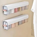 product_image_name-Generic-2 Boîte de Rangement Murale Transparente à 6 Grilles pour Sous-Vêtements Culottes, Chaussettes, Placard d'Assaisonnement, Câble de Données, Chambre à Coucher-3