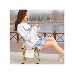 product_image_name-Generic-Pack de Table et 4 chaises de Camping pliantes,Portable pour voyage-3