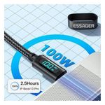product_image_name-ESSAGER-Cable Usb-C Vers Type-C 100W PD 5A Charge Rapide 4.0 longueur 2 mètre-3