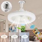 Generic Ventilateur de plafond avec éclairage LED et télécommande - image 2