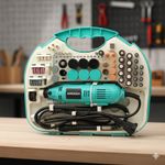 product_image_name-Makute-Mini Perceuse Makute 3mm 350W, Kit Complet de 180 Outils (colleur aléatoire)-6